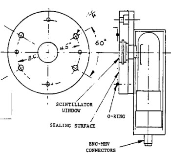 Model 654 Detector Drawing - 28kb